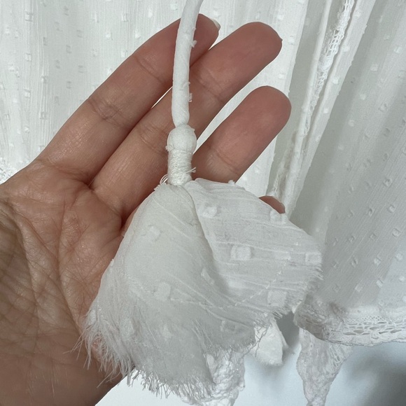 3/$65 SWIM Abercrombie ONE SIZE sheer dot coverup/kimono - Picture 3 of 4